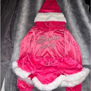 ✨EXTREMELY RARE✨ VS 3 PC SEXY LITTLE THINGS LARGE SANTA BABY SET